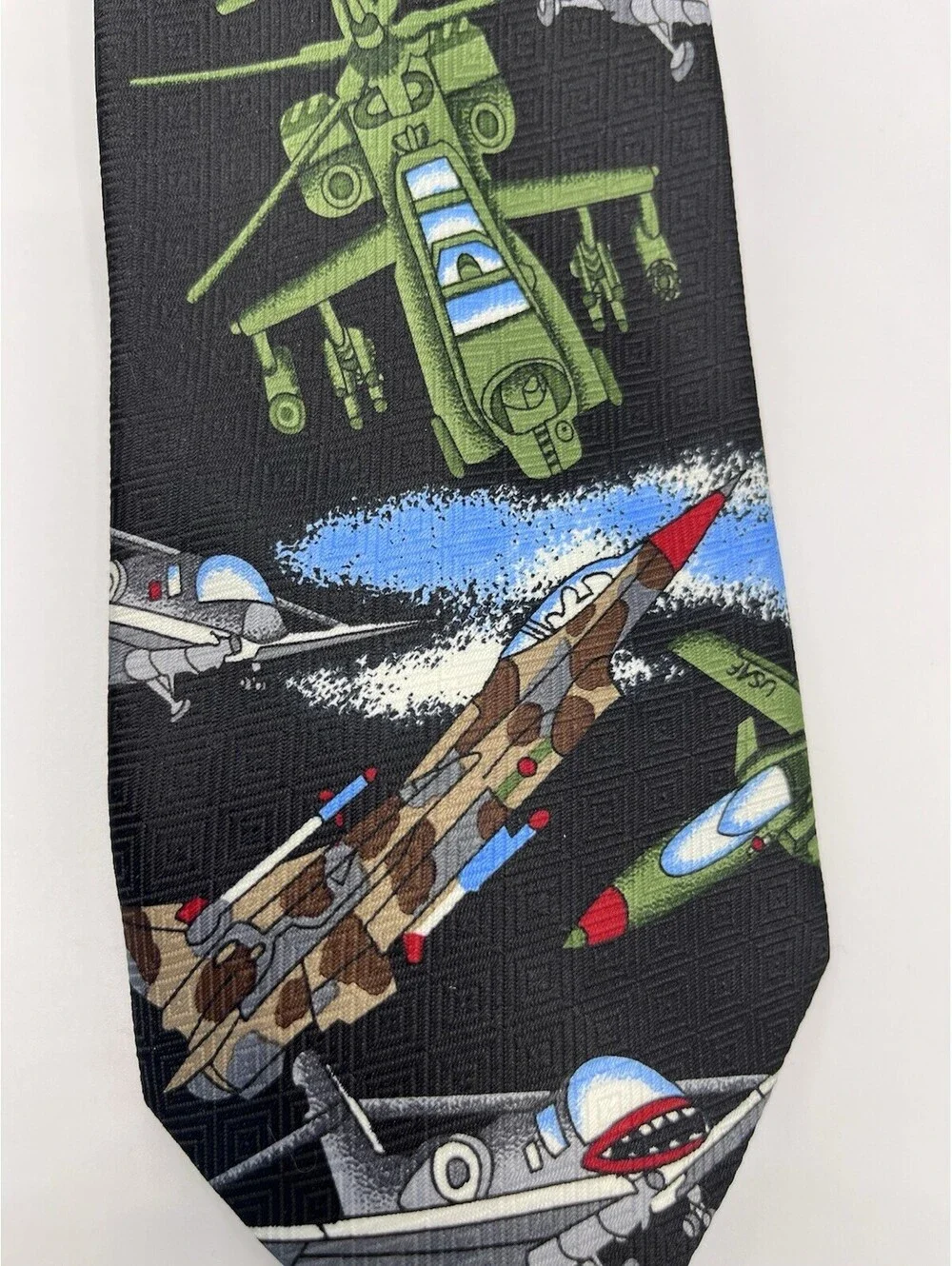Renaissance Tie Vintage Military Aviation Classic  3.5